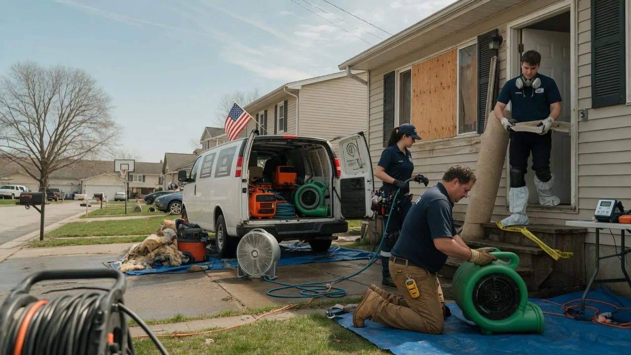 Water Damage Restoration in Bradner, OH near me